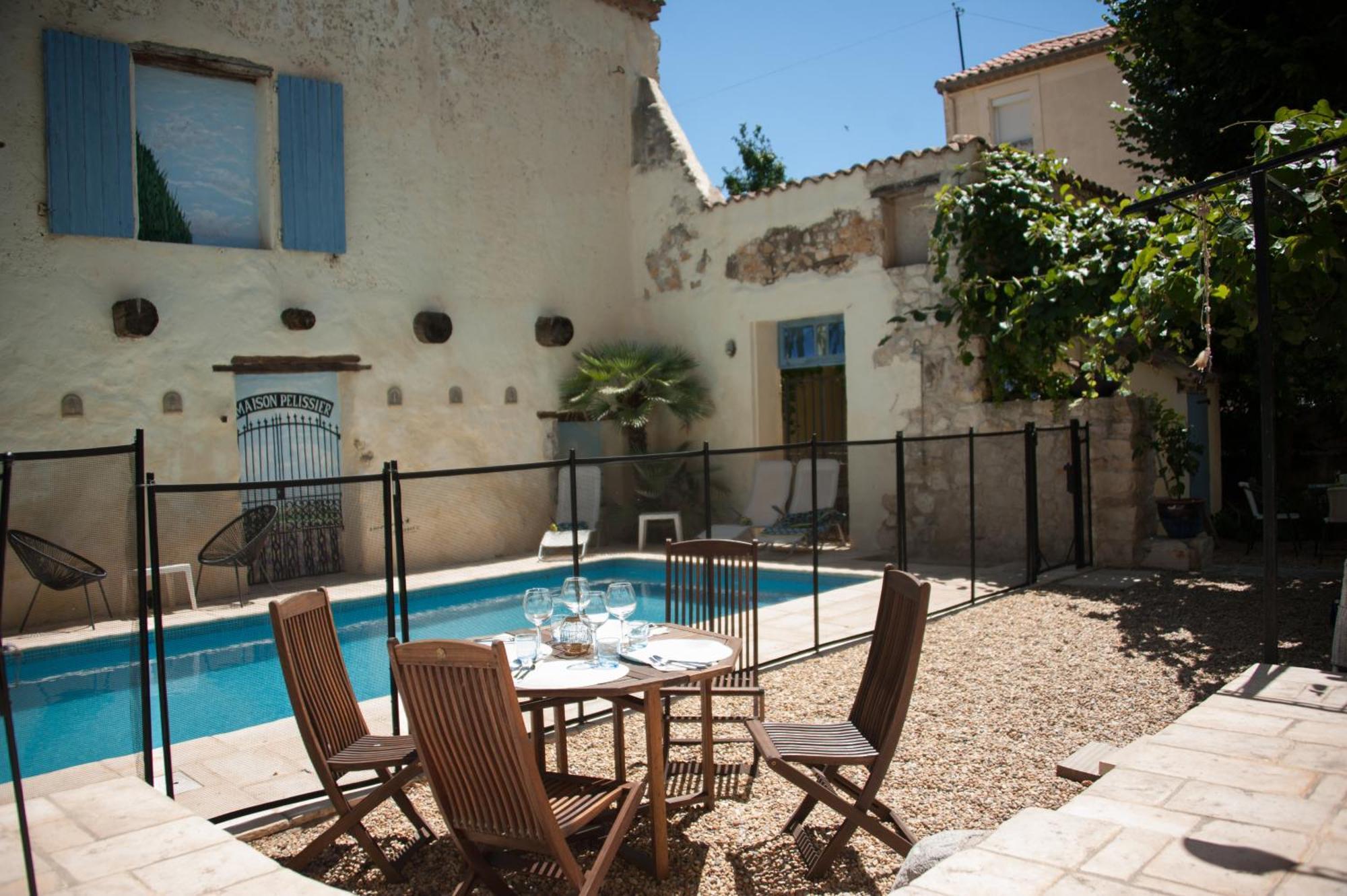 Maison Pelissier Bed And Breakfast With Sweeming Pool Cuxac-d'Aude Ngoại thất bức ảnh